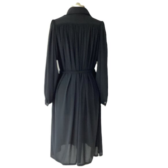 Vintage Ports Int'l Black Dress - Picture 5 of 7